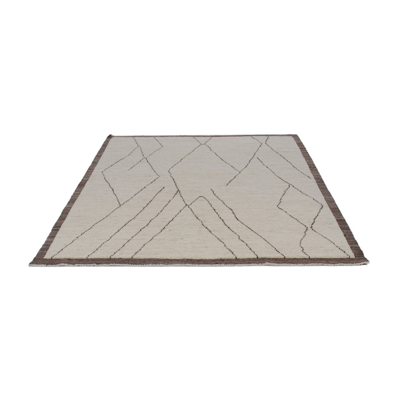 Berber Teppich 200x161cm - Wollteppich