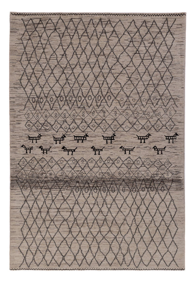 Tapete berbere 201x296cm - Tapete de lã