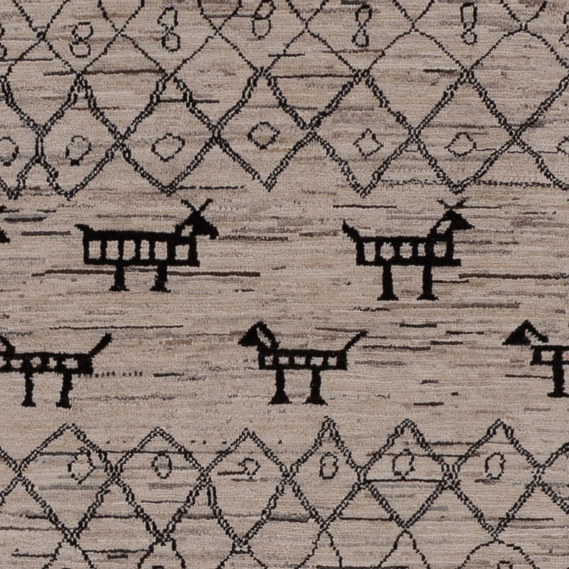 Berber Teppich 296x201cm - Wollteppich