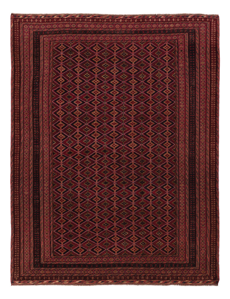 Kilim afegão Tapete 196x156cm