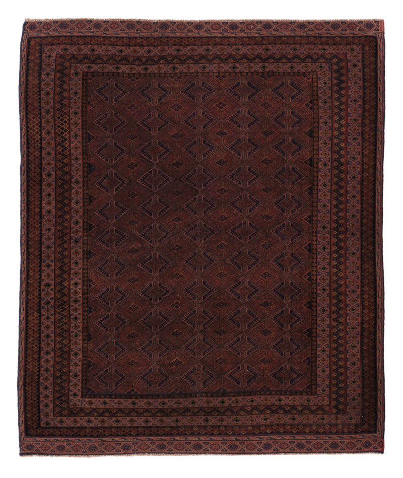 Kilim afegão Tapete 189x156cm