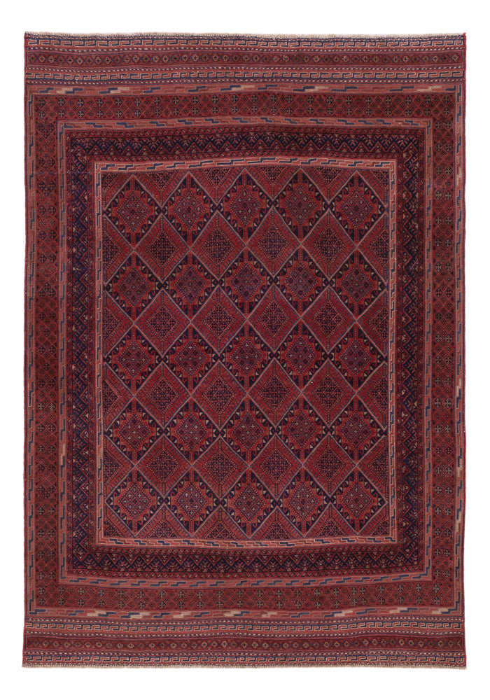 Kilim afegão Tapete 190x132cm
