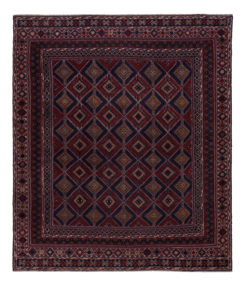 Kilim afegão Tapete 177x157cm