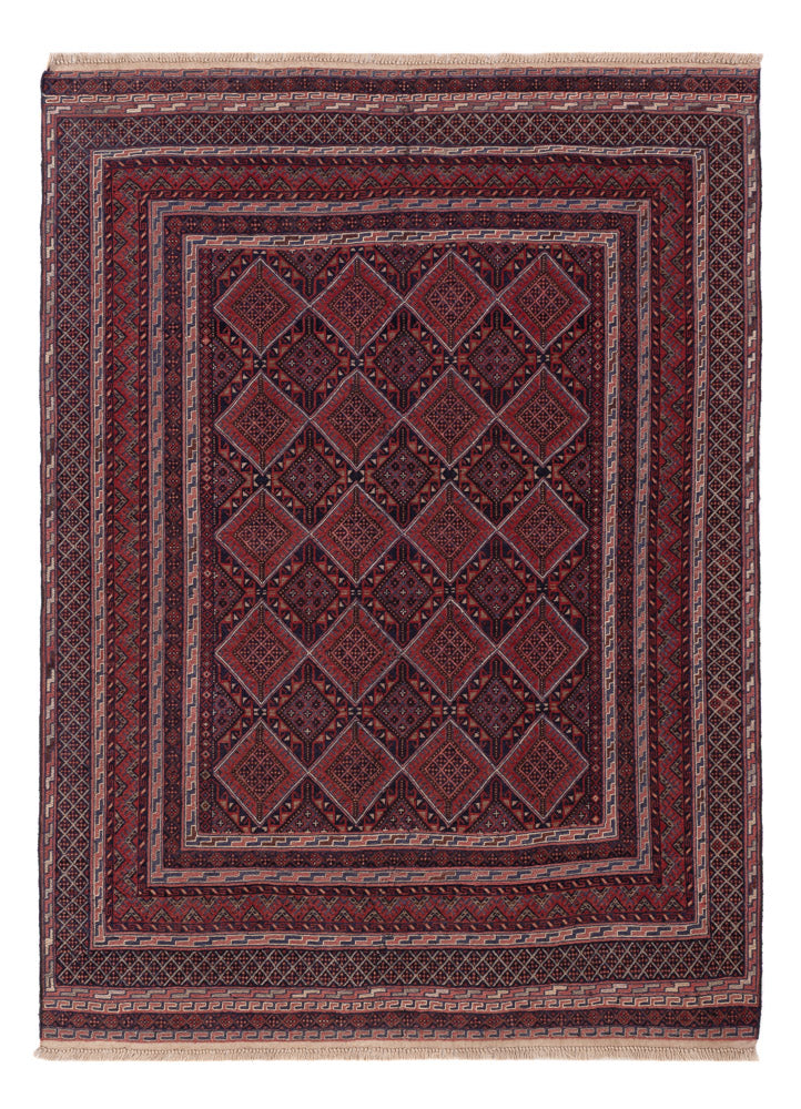 Kilim afegão Tapete 196x141cm