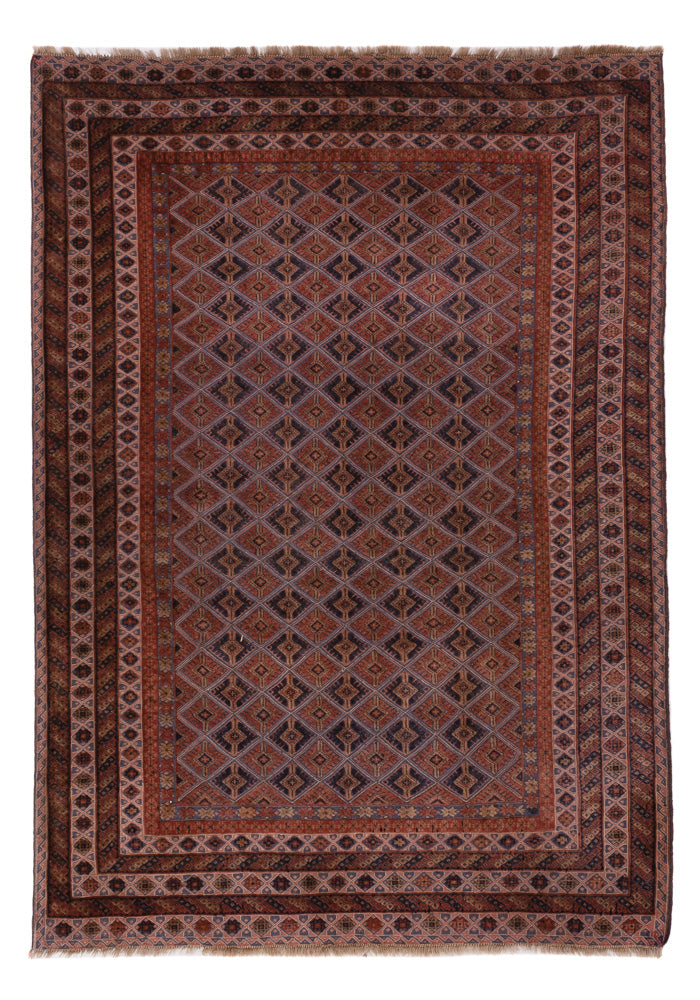 Kilim afegão Tapete 207x156cm