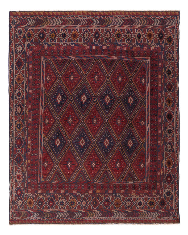 Kilim afegão Tapete 187x145cm