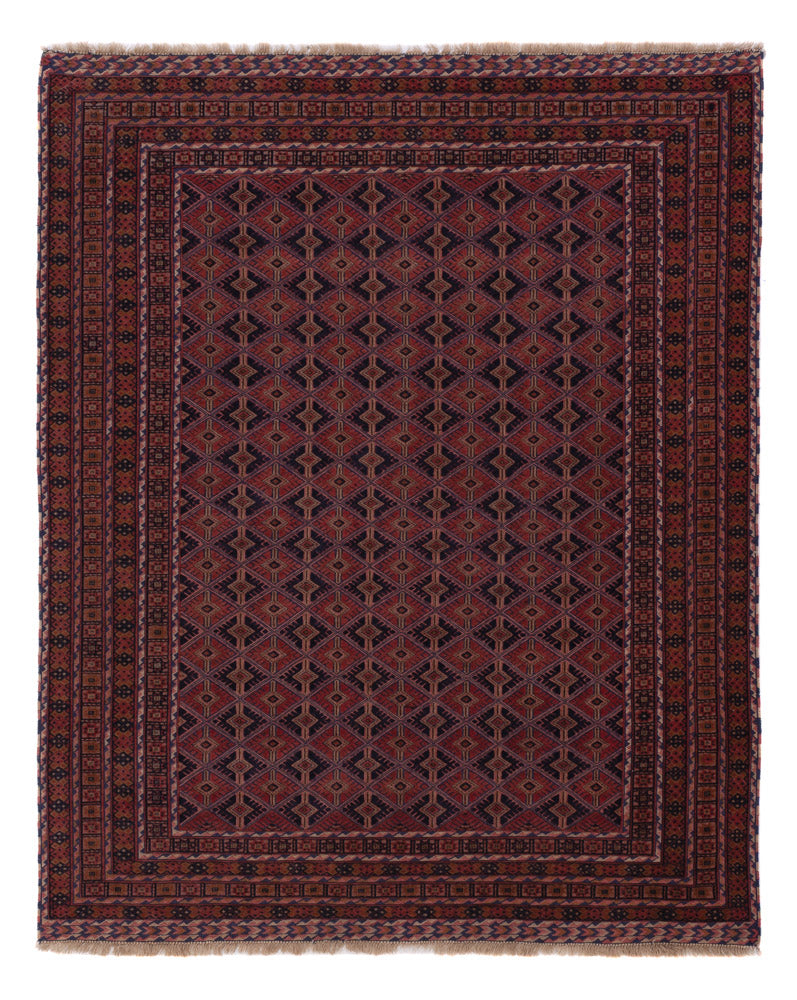 Kilim afegão Tapete 193x155cm