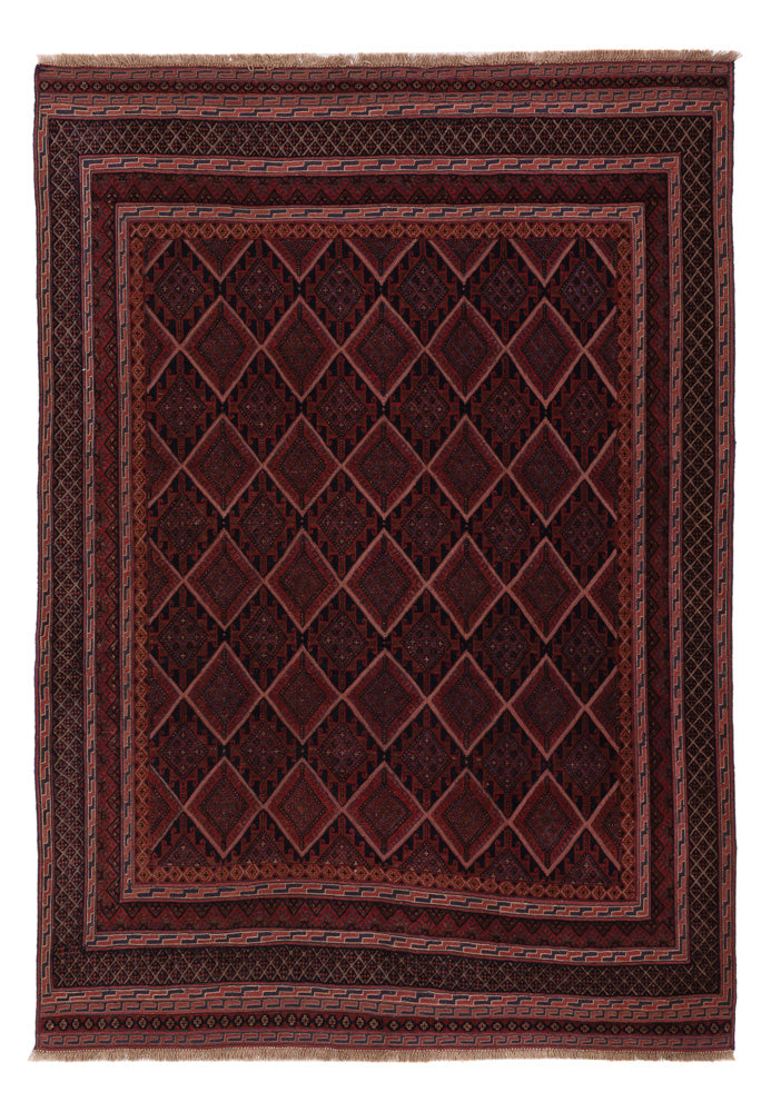 Kilim afegão Tapete 203x140cm