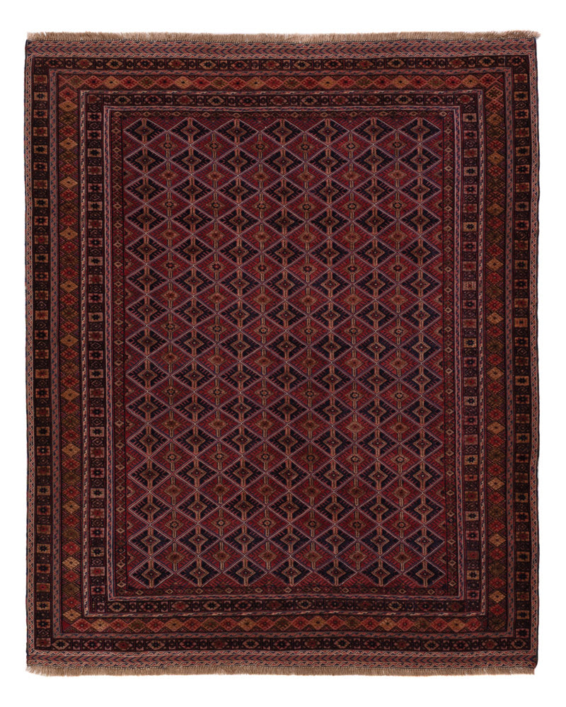 Kilim afegão Tapete 196x159cm