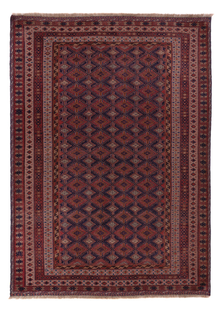Kilim afegão Tapete 206x145cm