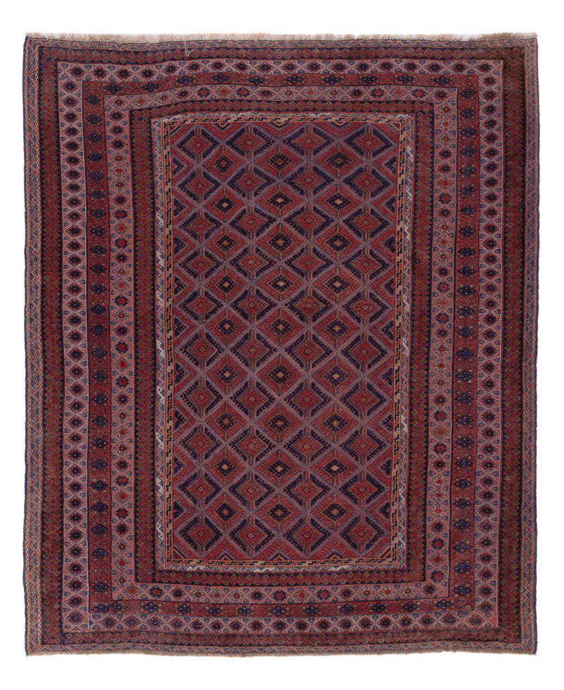 Kilim afegão Tapete 197x156cm