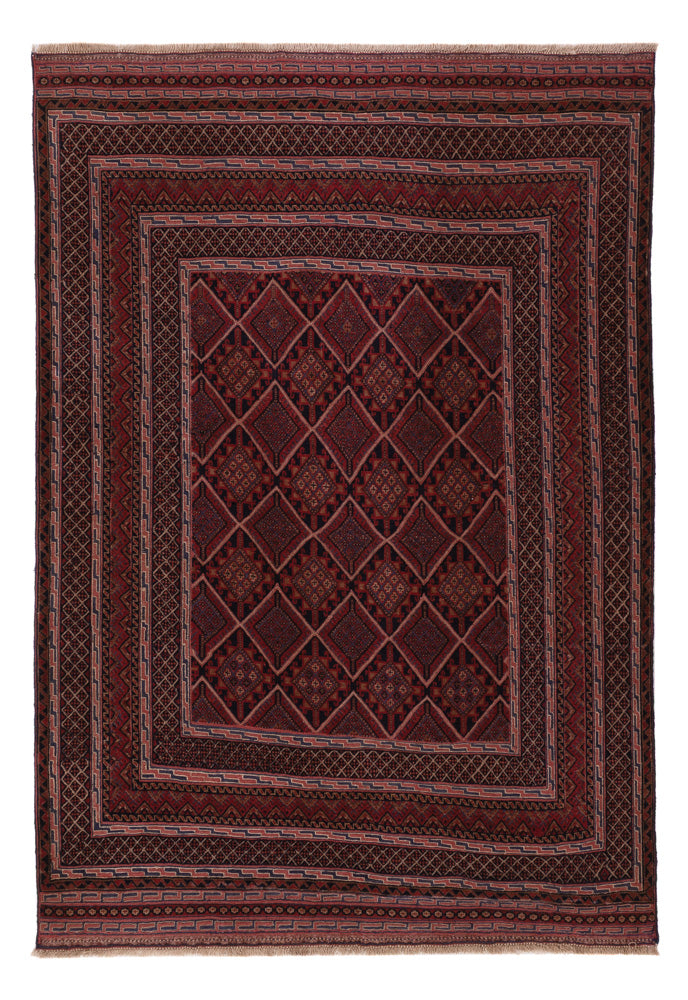 Kilim afegão Tapete 198x139cm