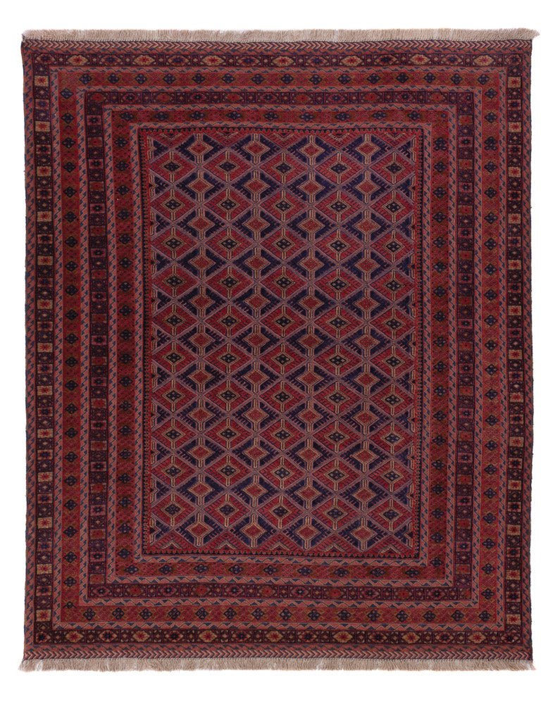 Kilim afegão Tapete 190x151cm