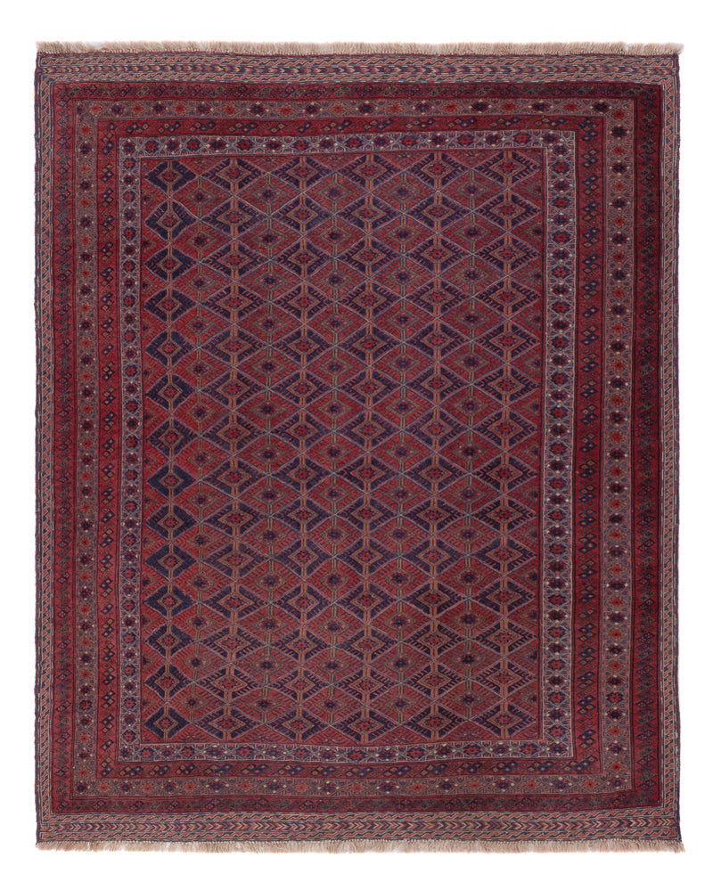 Kilim afegão Tapete 195x159cm