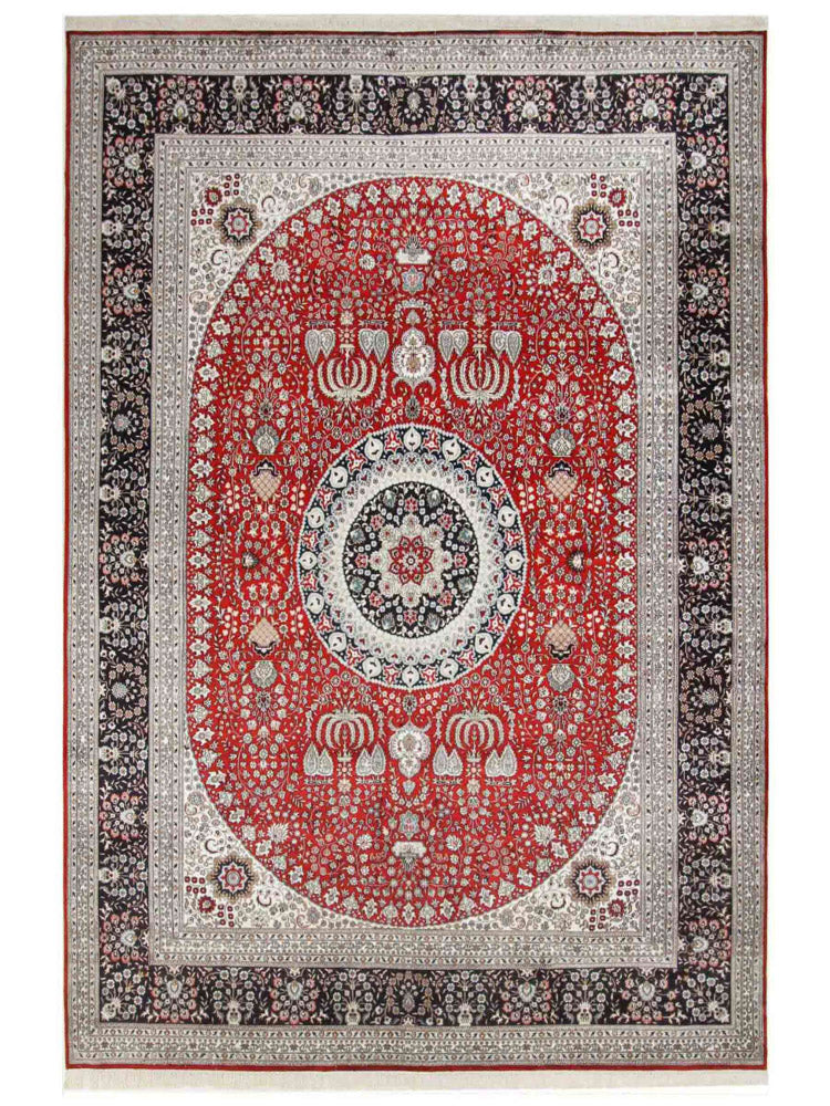 China Seide Teppich 370x272cm - Orientteppich