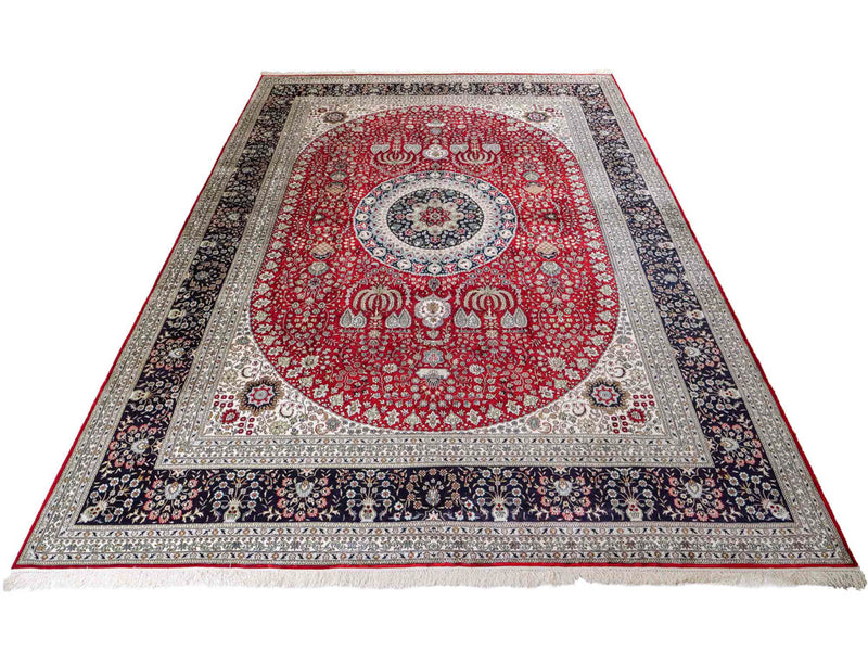 China Seide Teppich 370x272cm - Orientteppich