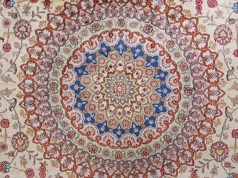Seda chinesa Tapete 366x277cm - Tapete Oriental