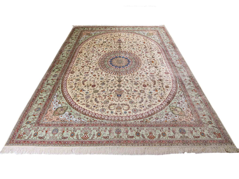Seda chinesa Tapete 366x277cm - Tapete Oriental