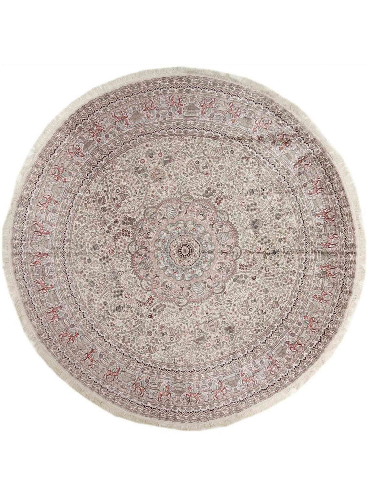 Seda chinesa Tapete 300x300cm - Tapete Oriental