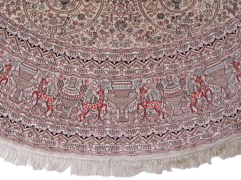 Seda chinesa Tapete 300x300cm - Tapete Oriental