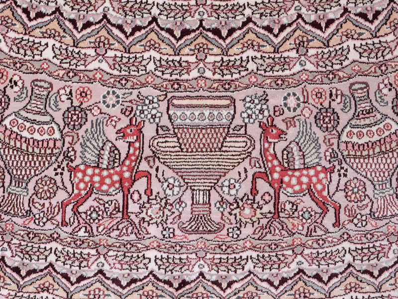 Seda chinesa Tapete 300x300cm - Tapete Oriental