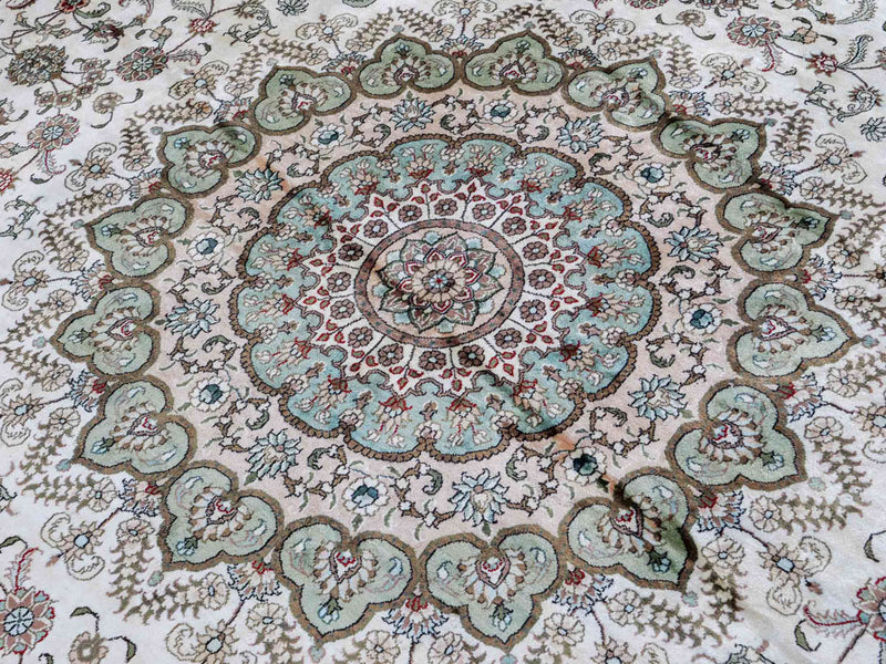 Seda chinesa Tapete 303x303cm - Tapete Oriental