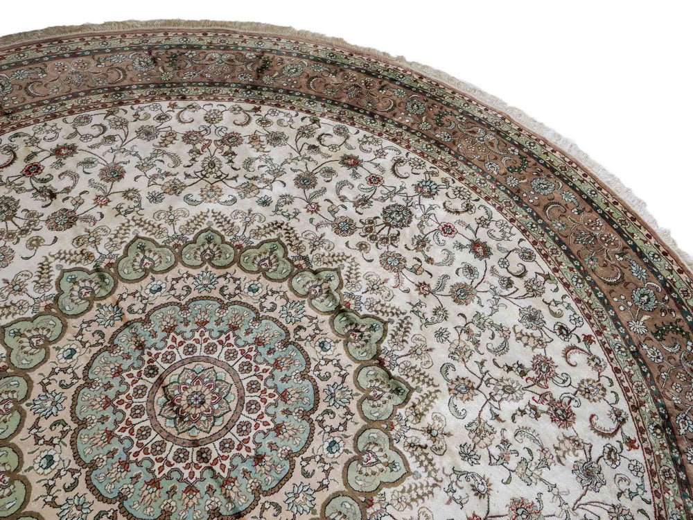 Seda chinesa Tapete 303x303cm - Tapete Oriental