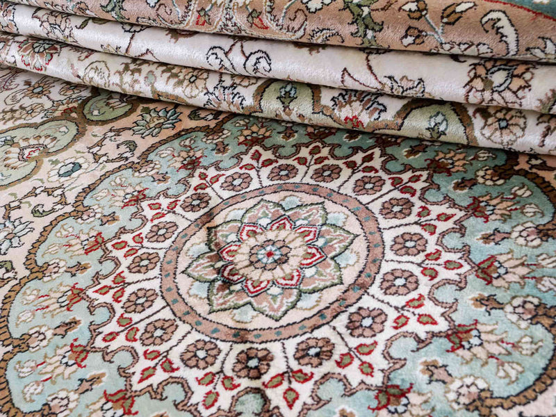 Seda chinesa Tapete 303x303cm - Tapete Oriental