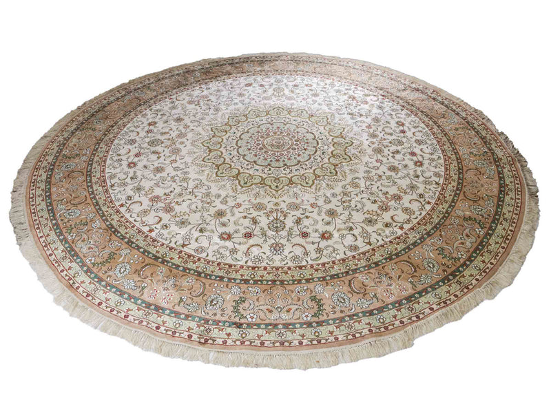 Seda chinesa Tapete 303x303cm - Tapete Oriental