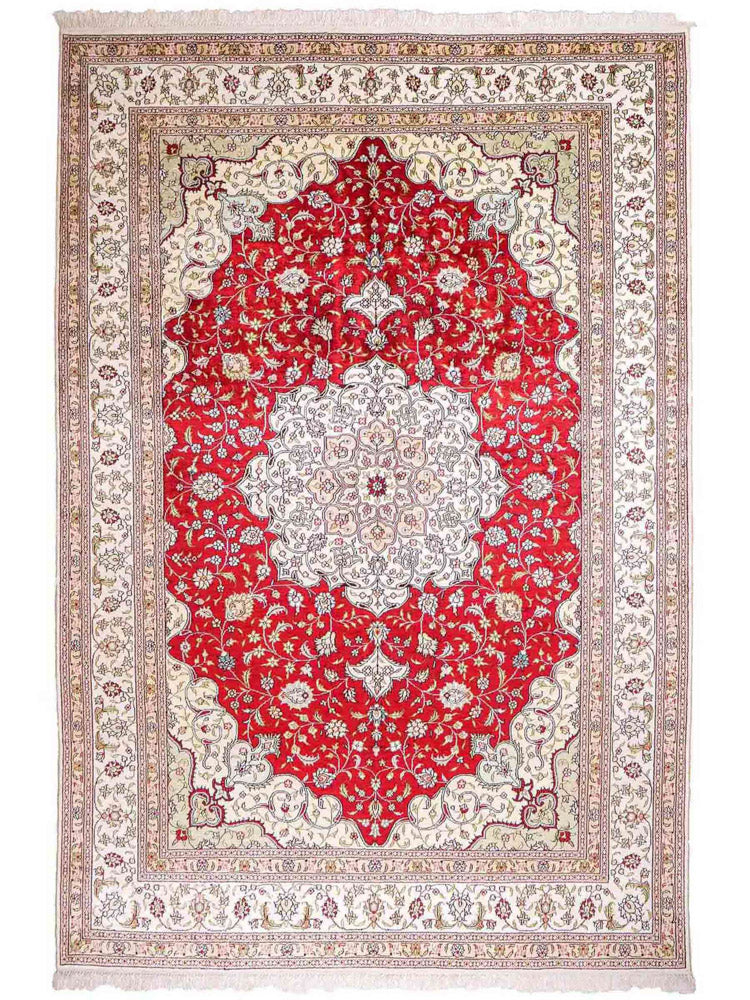 Seda chinesa Tapete 182x276cm - Tapete Oriental