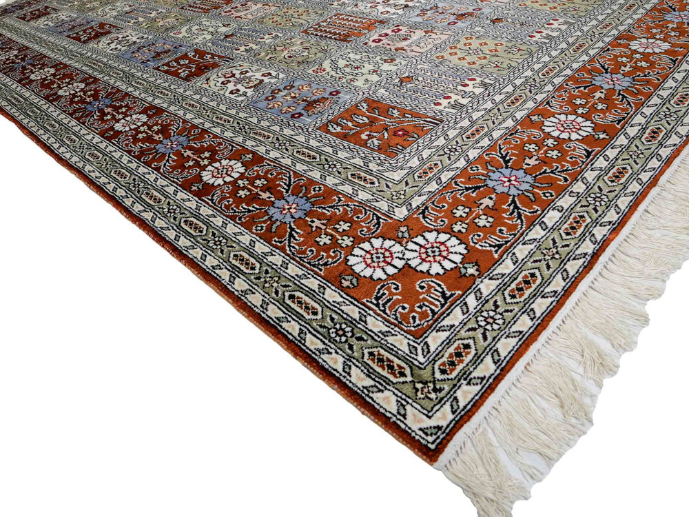 Seda chinesa Tapete 268x181cm - Tapete Oriental