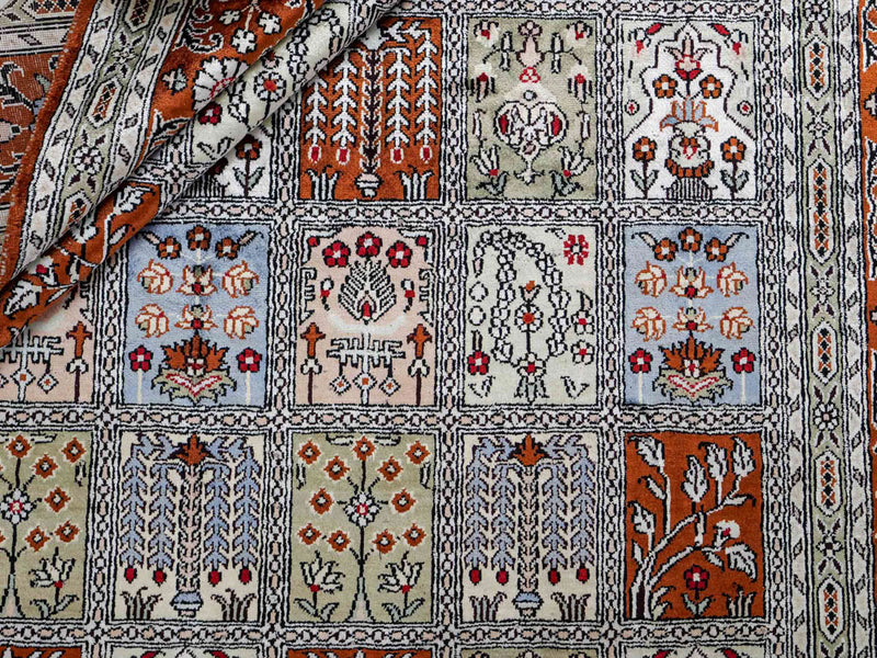 Seda chinesa Tapete 268x181cm - Tapete Oriental