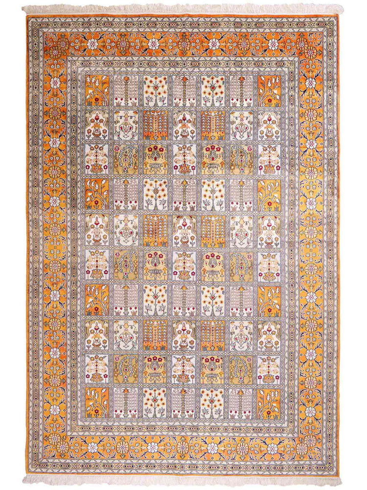 Seda chinesa Tapete 181x267cm - Tapete Oriental