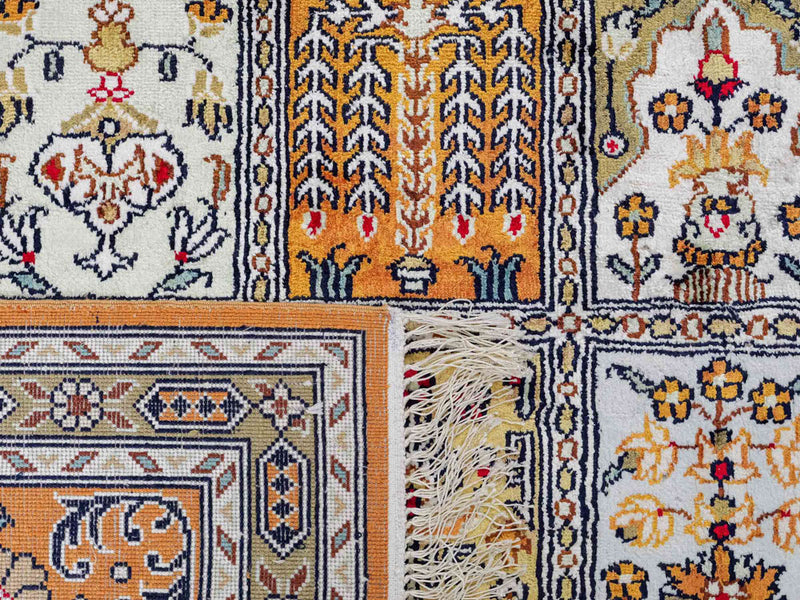Seda chinesa Tapete 181x267cm - Tapete Oriental