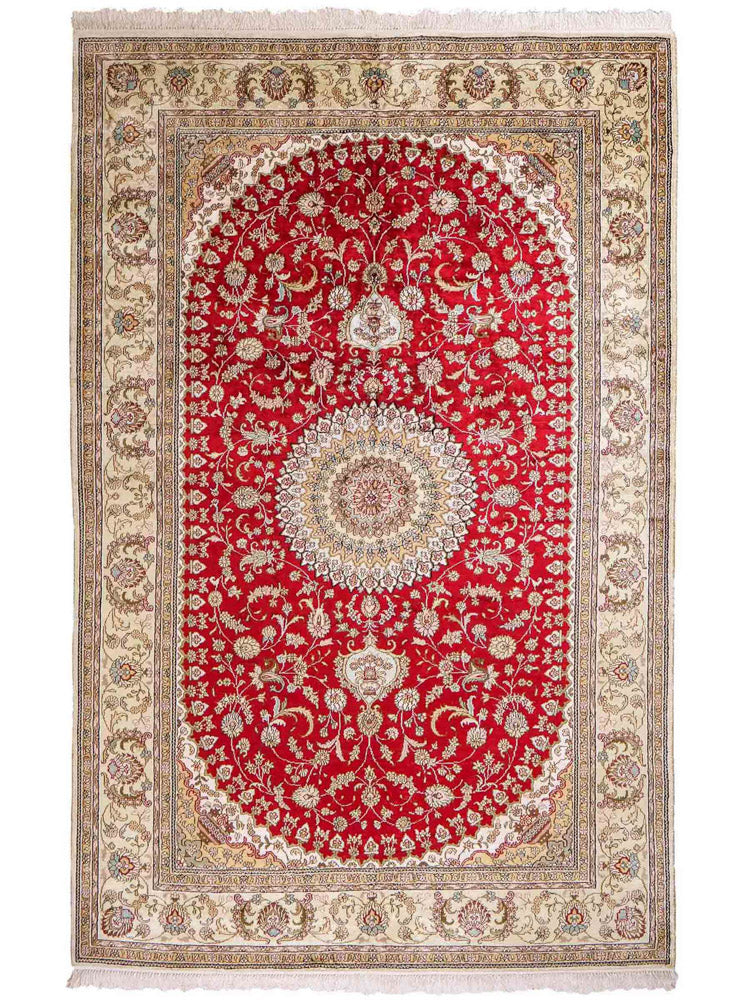 Seda chinesa Tapete 240x153cm - Tapete Oriental