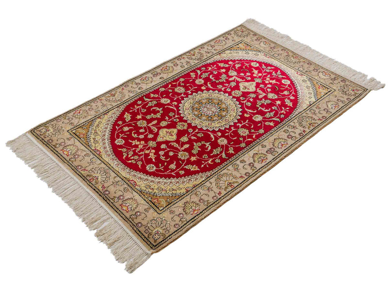 Seda chinesa Tapete 121x78cm - Tapete Oriental