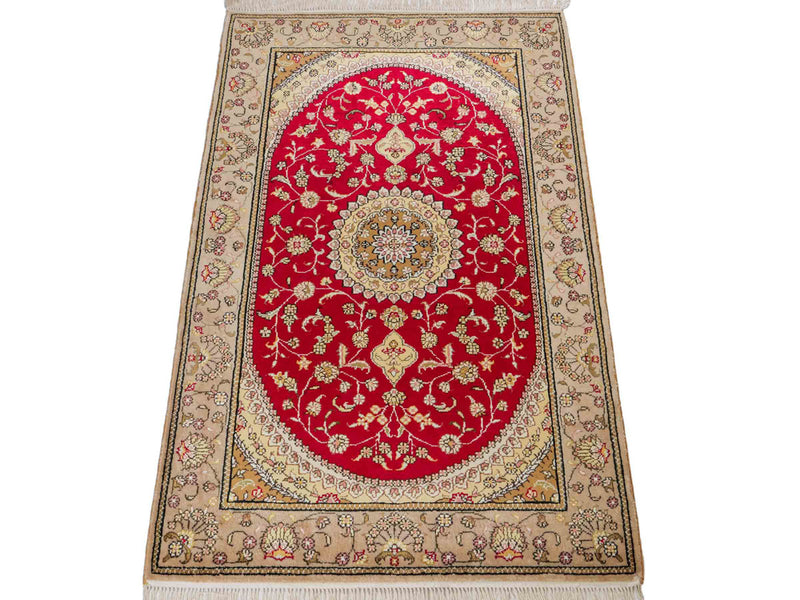 Seda chinesa Tapete 121x78cm - Tapete Oriental