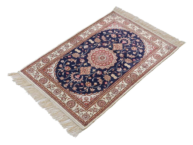 Seda chinesa Tapete 62x92cm - Tapete Oriental