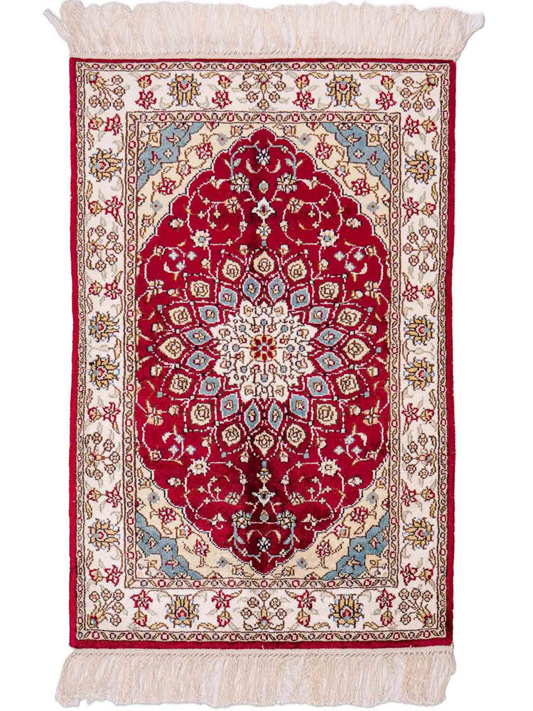 China Seide Teppich 87x56cm - Orientteppich