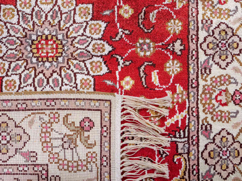 Seda chinesa Tapete 92x60cm - Tapete Oriental