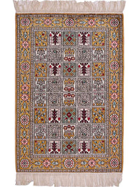 Seda chinesa Tapete 93x63cm - Tapete Oriental – product image