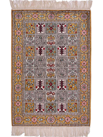 Seda chinesa Tapete 63x93cm - Tapete Oriental