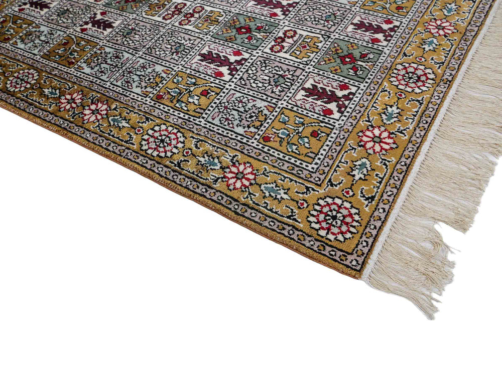 Seda chinesa Tapete 93x63cm - Tapete Oriental