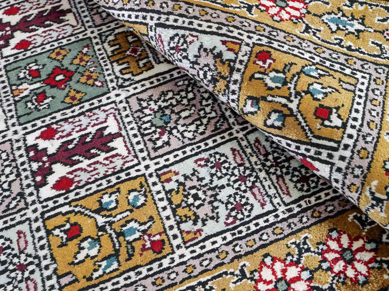 Seda chinesa Tapete 93x63cm - Tapete Oriental