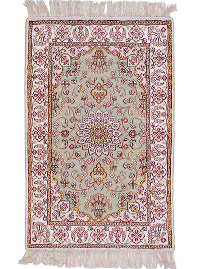 Seda chinesa Tapete 63x92cm - Tapete Oriental