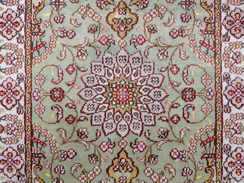 Seda chinesa Tapete 92x63cm - Tapete Oriental