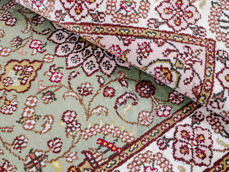 Seda chinesa Tapete 92x63cm - Tapete Oriental