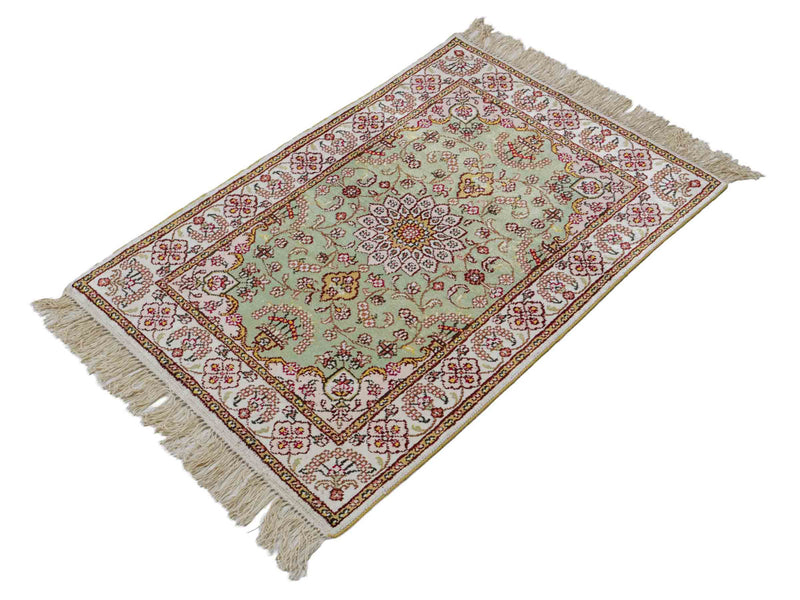 Seda chinesa Tapete 92x63cm - Tapete Oriental