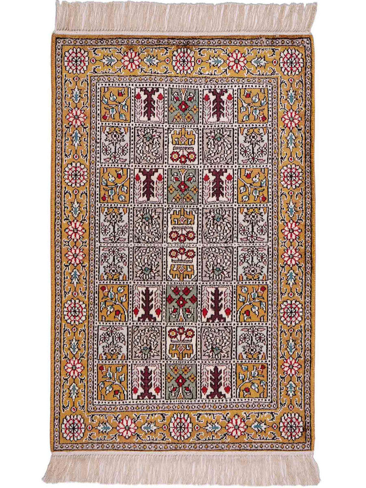 Seda chinesa Tapete 92x64cm - Tapete Oriental