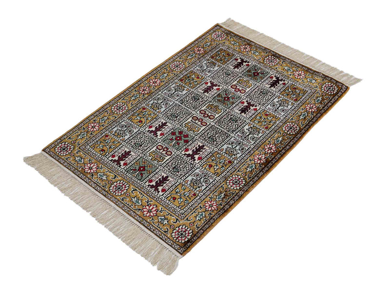 Seda chinesa Tapete 92x64cm - Tapete Oriental